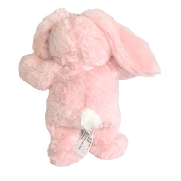 2015 Animal Adventure Pink Bunny Rabbit Plush Stuffed Toy 9" - Picture 3 of 7